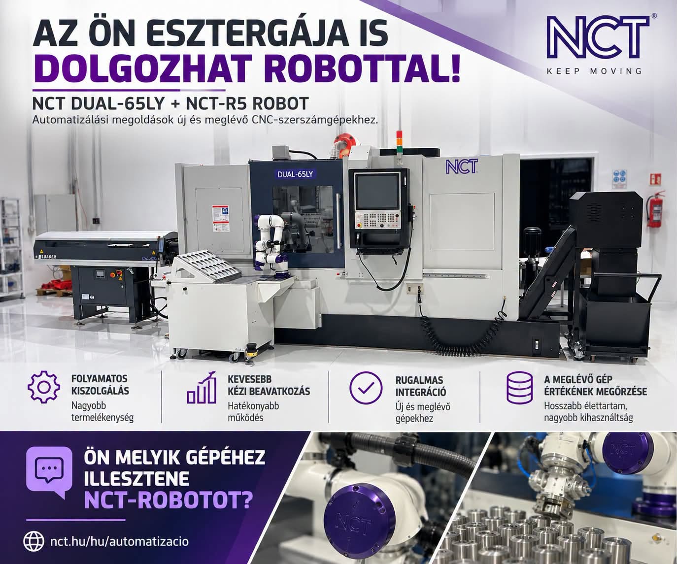 KÉT ORSÓ, Y-TENGELY, EGY NCT-ROBOT!